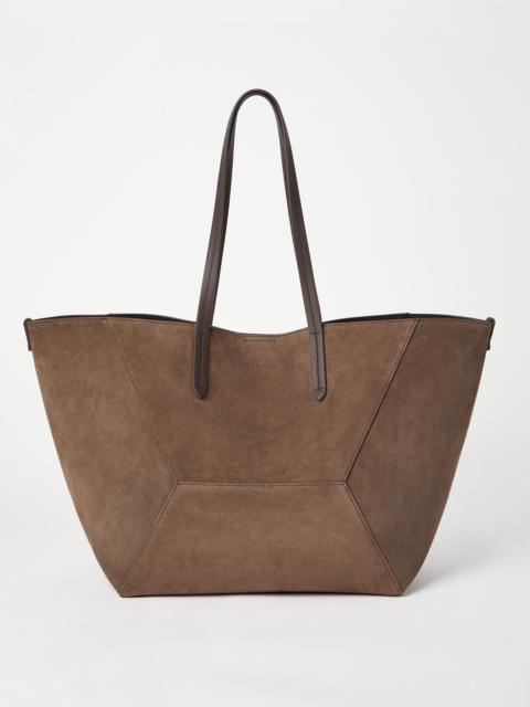 BC Duo large bag in suede with monili