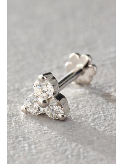 FREE PEOPLE Maria Tash Diamond Trinity 4.5mm Stud Earring