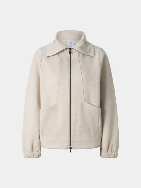 BOGNER Tasha Jersey Jacket in Off-White