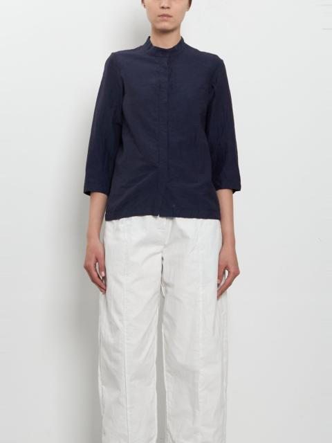 Bergfabel Ada Cotton Tailored Shirt — Navy