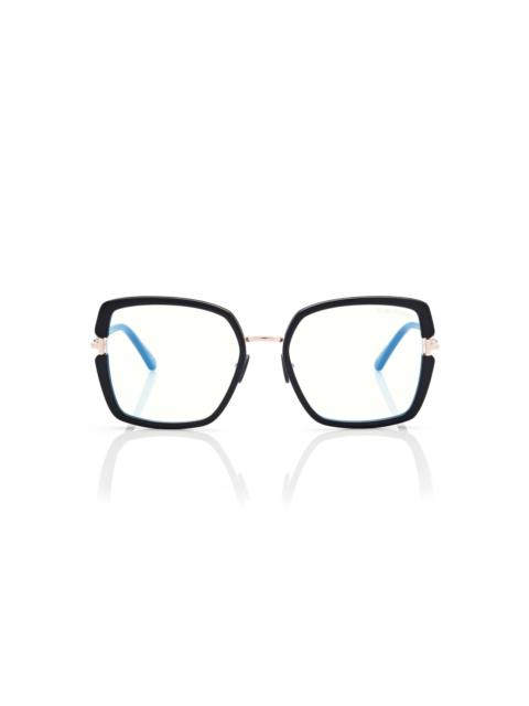 TOM FORD BLUE BLOCK SQUARE OPTICALS