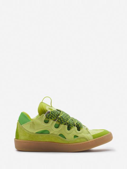 Lanvin CURB LEATHER SNEAKERS
