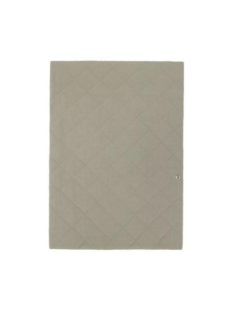 MM6 Maison Margiela Gray Quilted Scarf