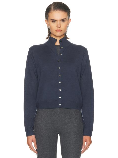 LESET James Mock Neck Cardigan