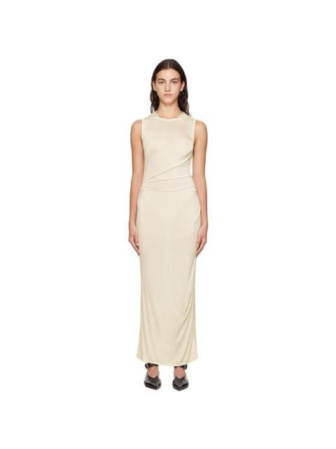 BEVZA White Knyahynya Maxi Dress