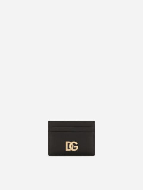 Dolce & Gabbana Calfskin card holder with DG logo