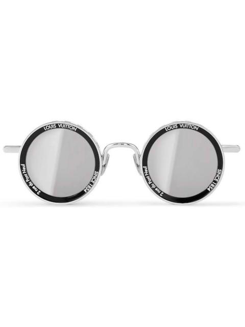 Louis Vuitton Louis Vuitton LV Supervision Metal Round Sunglasses Silver