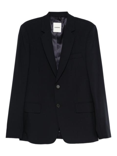 Sandro two-button flap-pocket blazer