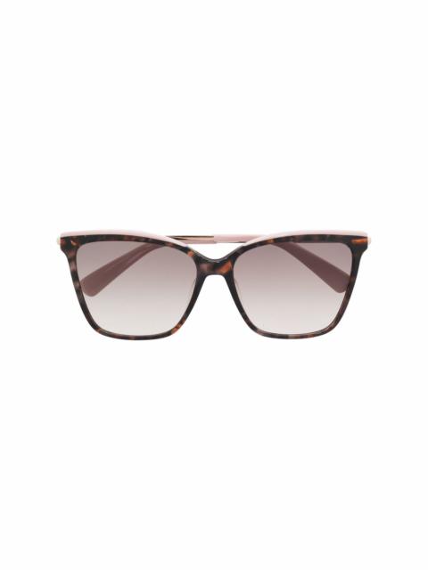 Longchamp tortoiseshell-effect square sunglasses
