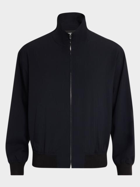 FRAME Men's Wool Full-Zip Blouson