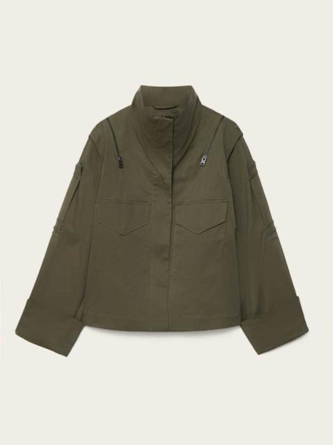 ALLSAINTS LEIGHTON COTTON UTILITY JACKET