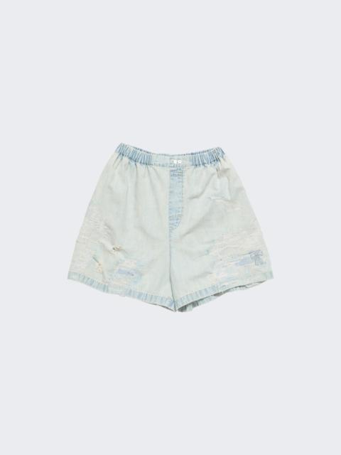 Acne Studios Shorts Dmj Blue And Light Blue