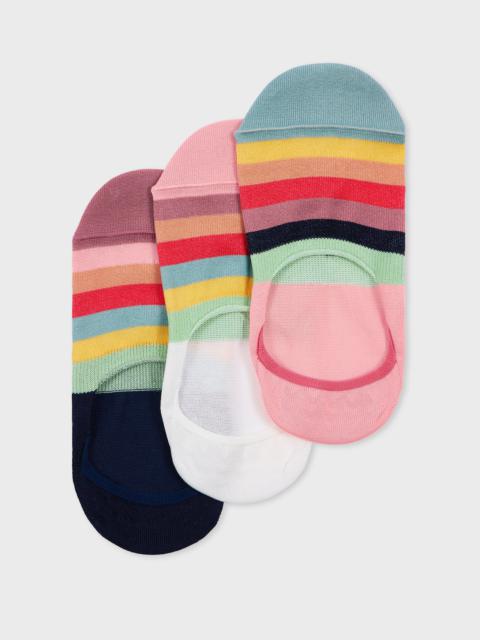Paul Smith Women's 'Swirl' Three Pack Loafer Socks