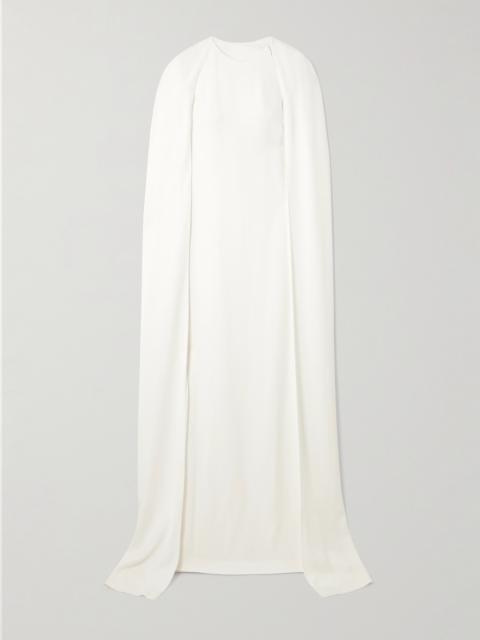 Stella McCartney Cape-effect Stretch-cady Gown