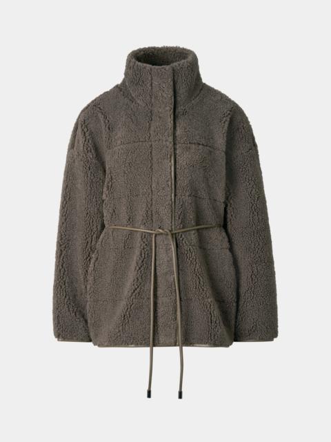 BOGNER Kimberly teddy jacket in Taupe