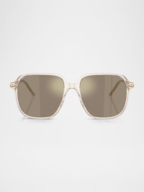 Moncler ME6010 Acetate Square Sunglasses