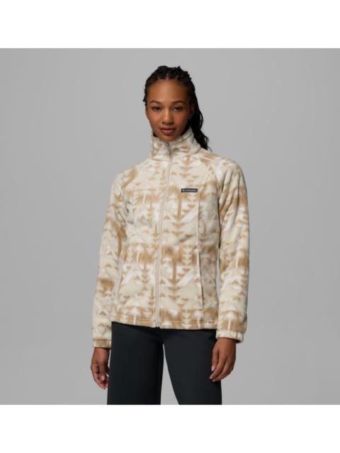 Columbia Women's Benton Springs Printed Full Zip Fleece Jacket