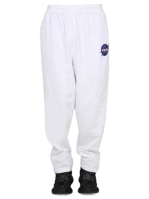Balenciaga Pantalone Jogger Con Patch