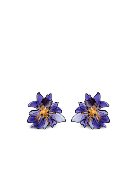 NINA RICCI Pistil Bloom flower earrings
