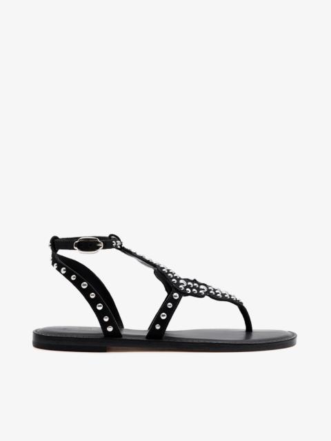 Fiorella Sandal In Black Suede