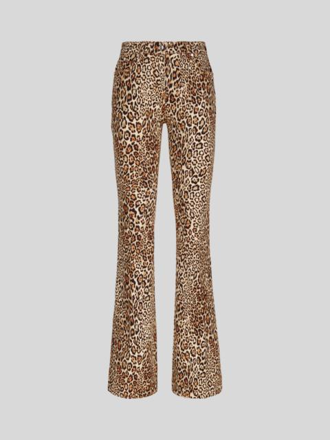Etro FLARED ANIMALIER JEANS