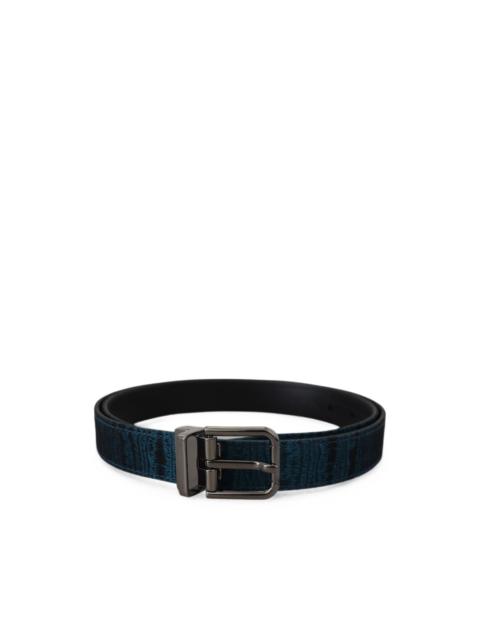 Dolce & Gabbana jacquard moiré belt