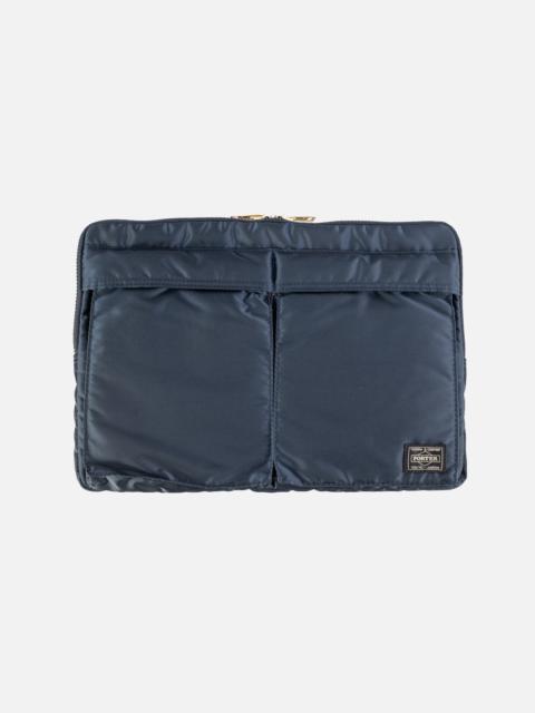 Iron Heart POR-DOC-BLU Porter - Yoshida & Co. - Tanker Document Case - Iron Blue