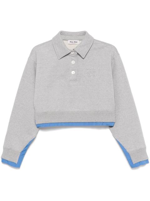 Miu Miu Cotton Polo Sweatshirt