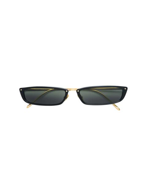 LINDA FARROW narrow shaped sunglasses