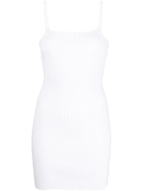 Alexander Wang crystal-embellished minidress