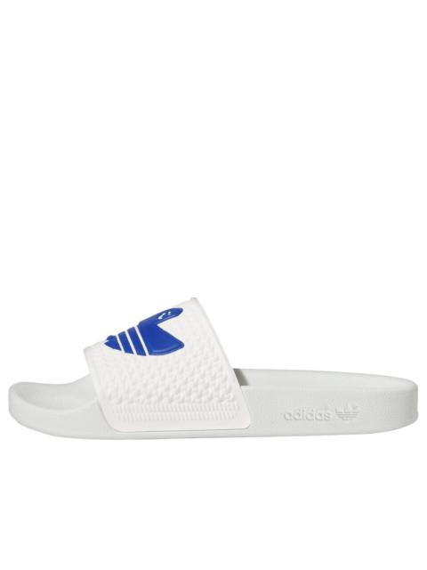 adidas adidas Shmoofoil Slides 'White Royal Blue' IE3086