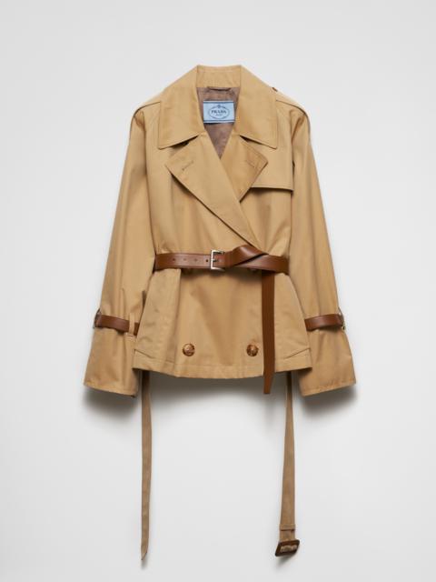 Prada Cotton twill trench jacket