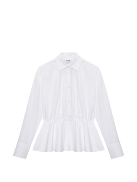 MSGM peplum shirt