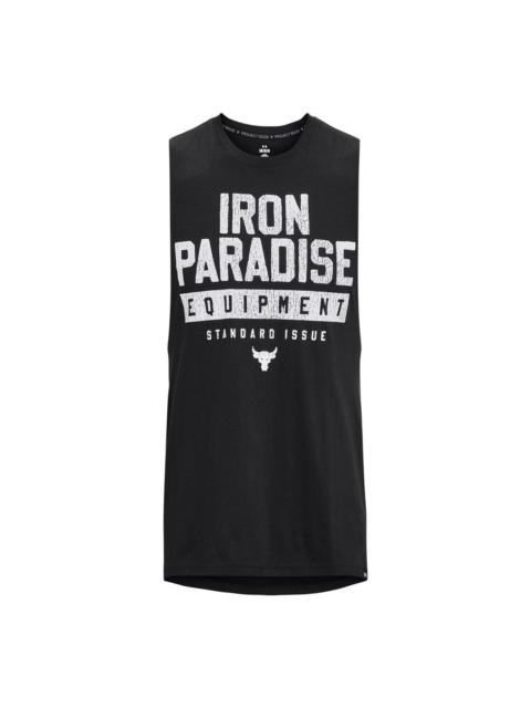 Under Armour Under Armour Project Rock Iron Paradise Tank 'Black' 1377290-001