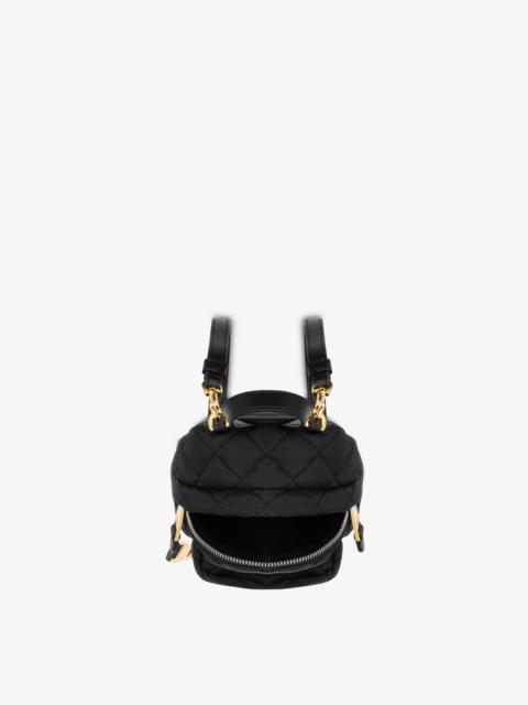 Moschino MINI QUILTED BACKPACK WITH LOGO