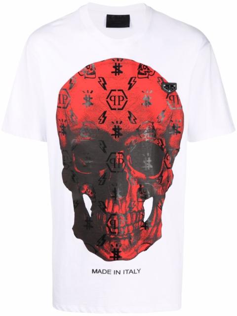 PHILIPP PLEIN monogram skull T-shirt
