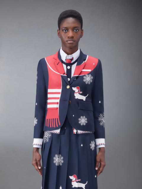 Thom Browne Holiday Silk Slim Fit Sport Coat