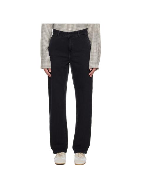 Carhartt Black Pierce Straight Jeans