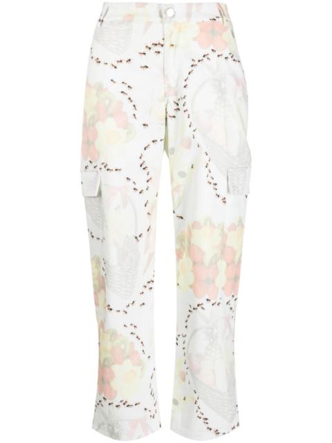 Collina Strada graphic-print trousers