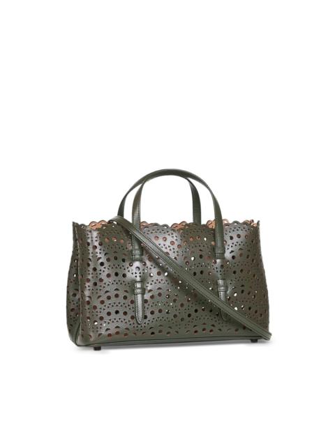 Alaïa scalloped-trim tote bag