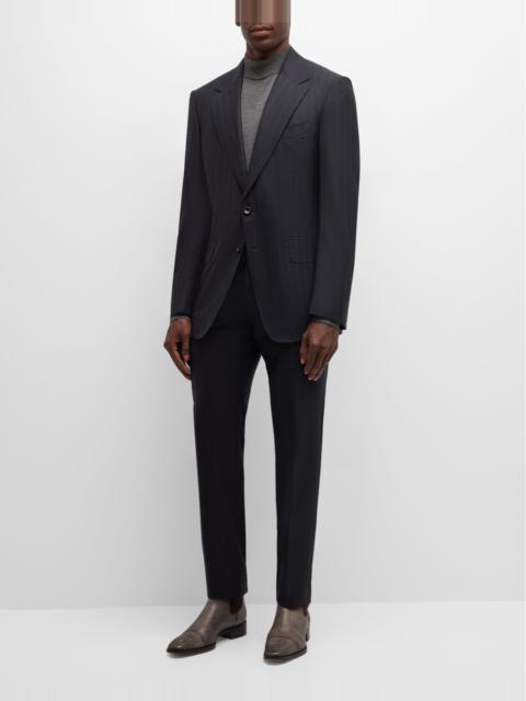 Men's Shelton Herringbone Stripe Suit