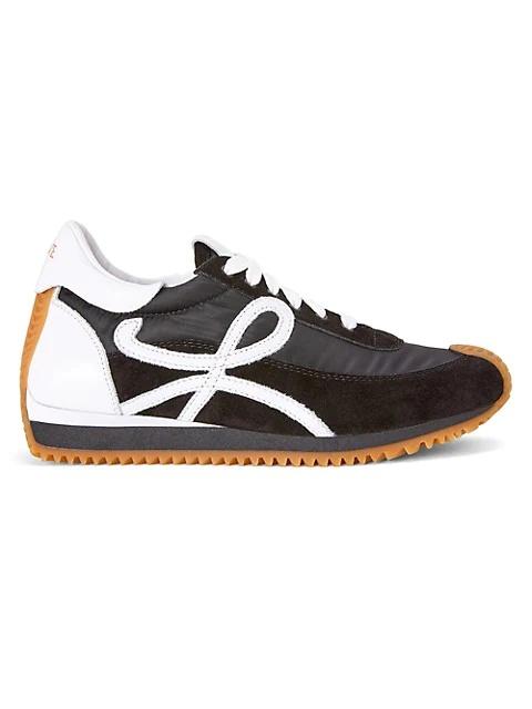 Loewe Flow Runner Suede & Nylon Sneakers