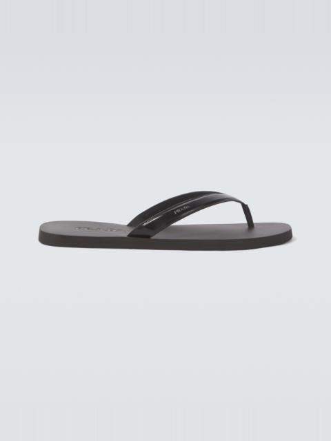 Prada Leather thong sandals