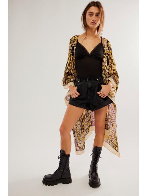 FREE PEOPLE Magic Dance Border Print Duster