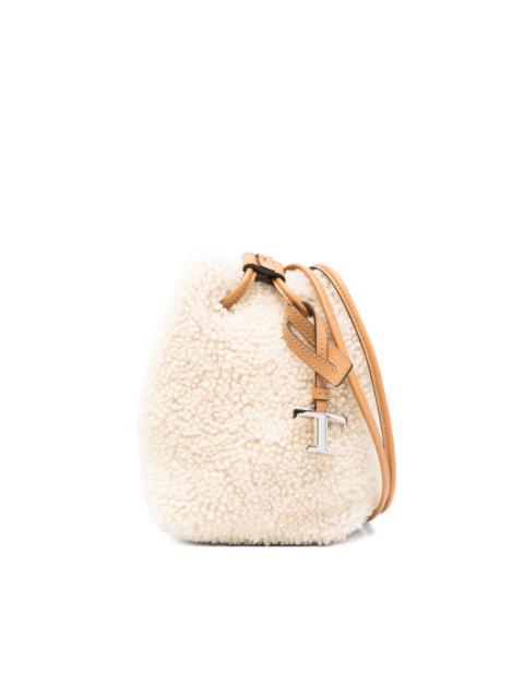 Tod's shearling bucket bag
