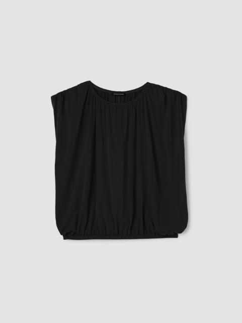 EILEEN FISHER Fine Jersey Bubble Top