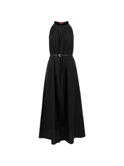 Max Mara belted sleeveless dress