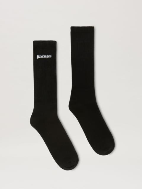 Palm Angels Embroidered Logo Socks
