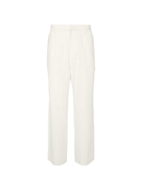 pleat-detail trousers