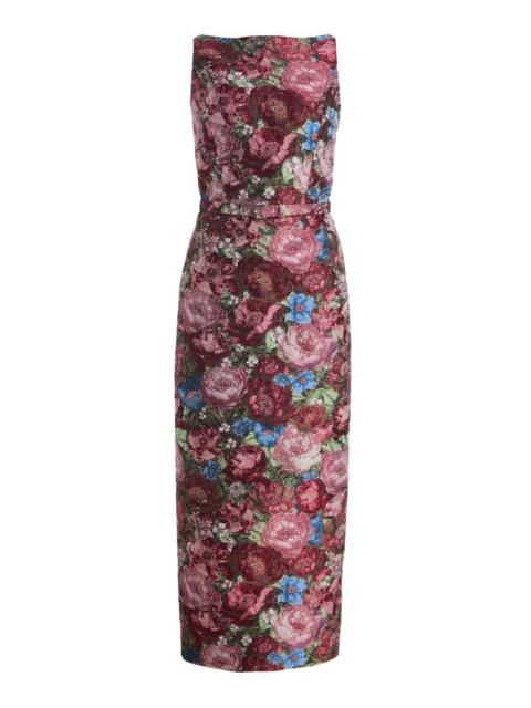ADAM LIPPES Dominique Floral Jacquard Dress